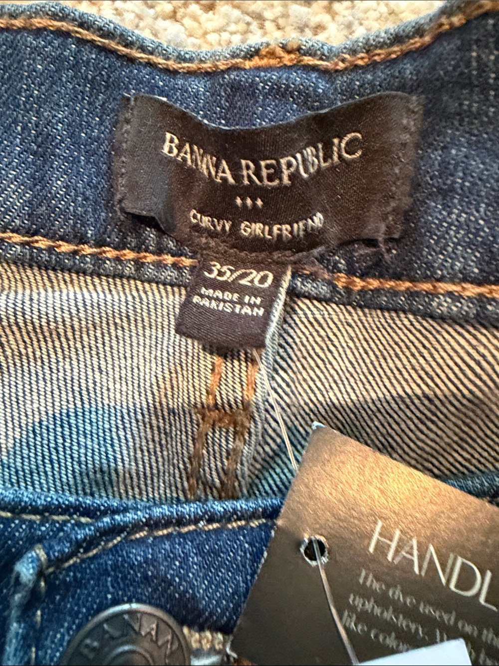 BANANA Republic Dark Blue Women's Straight-Leg Jeans - Picture 6 of 10
